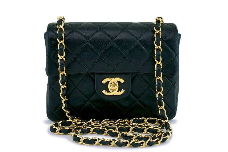 Chanel Lightweight Handbag for Daily ErrandsChanel Black Classic Quilted Square Mini Flap Bag 24k GHW