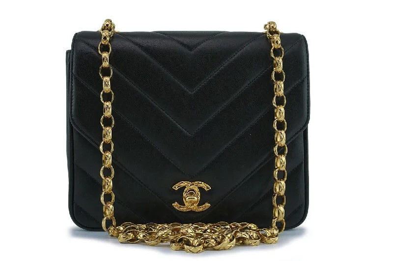 Chanel leather bags for everydChanel Black Vintage Gold Chain Classic 2.55 Flap Bag 24k GP