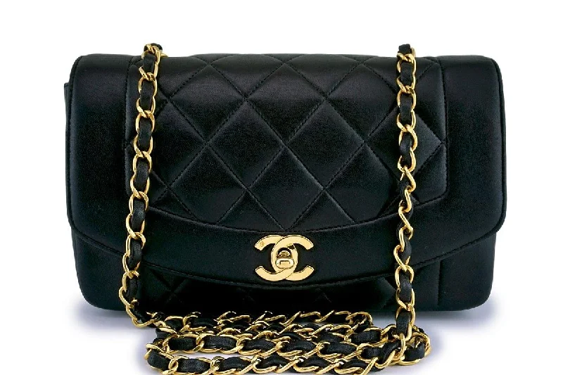 Chanel bags in luxury boutiques worldwideChanel Black Vintage Quilted Classic "Diana" Shoulder Flap Bag