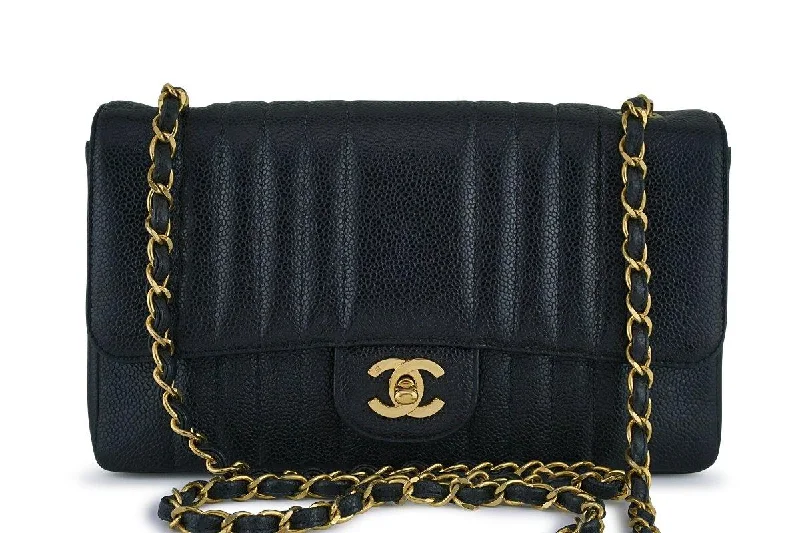 Chanel Small Crossbody Bag for TravelChanel Vintage Caviar Black Mademoiselle Classic Medium Flap Bag