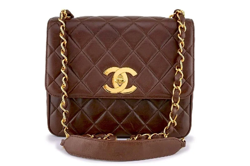 Chanel Limited Edition Handbag for CollectorsChanel Vintage Chestnut Brown Quilted Classic Crossbody Flap Bag 24k GHW