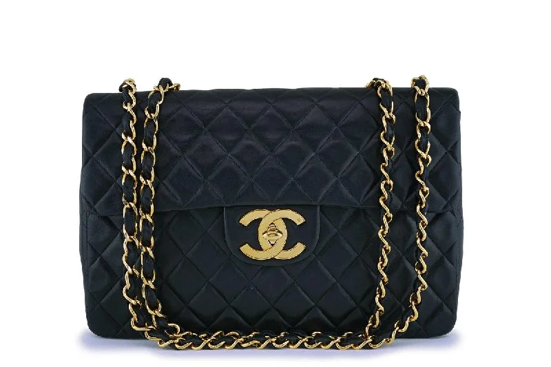 Chanel Classic Flap Bag for Evening PartyChanel Vintage Maxi Classic Flap Bag "Jumbo XL" 24k GHW