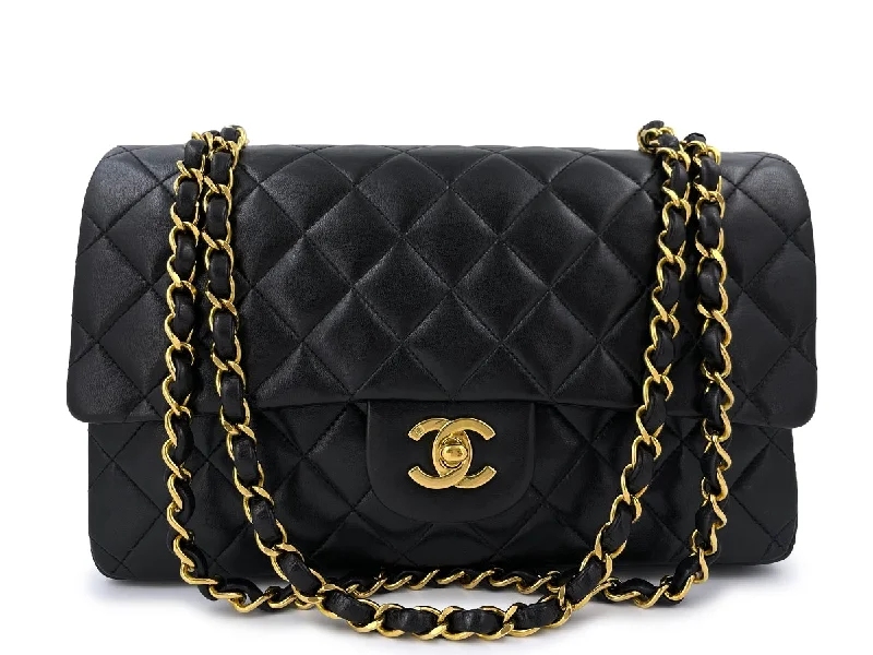 Chanel bags with exclusive seasonal releasesChanel Vintage Medium Classic Double Flap Bag Lambskin 24k GHW