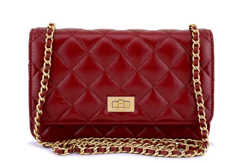 Chanel Small Crossbody Bag for TravelNIB 18P Chanel Red Classic Reissue WOC Wallet on Chain Bag 62844