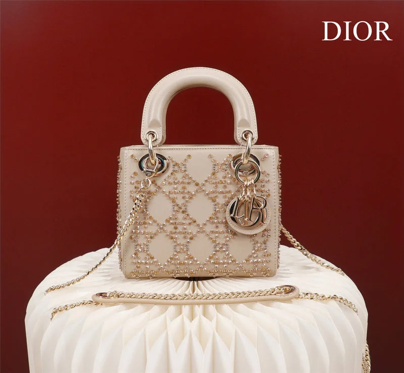 Christian Dior handbags with a detachable mirror for on - the - go touch - upsChristian Dior  Bags - 3880