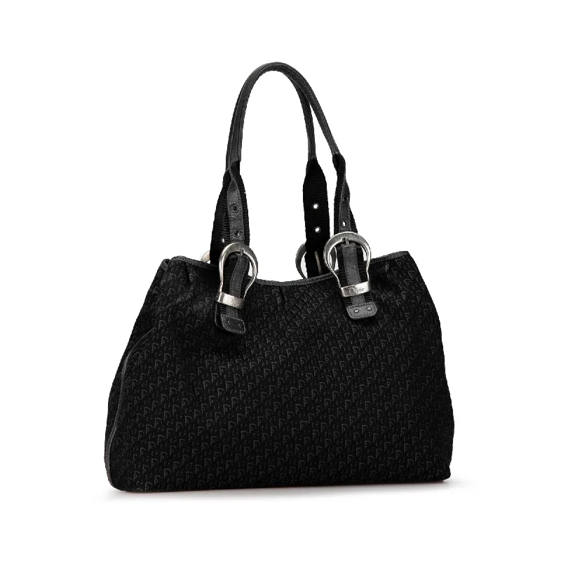 High - fashion Christian Dior bags with a geometric patternDior Diorissimo Buckle Tote (d1LfLy)