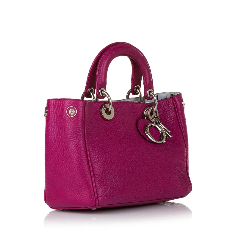 Christian Dior backpacks with a sleek, minimalist silhouetteDior Diorissimo Leather Satchel (SHG-34470)