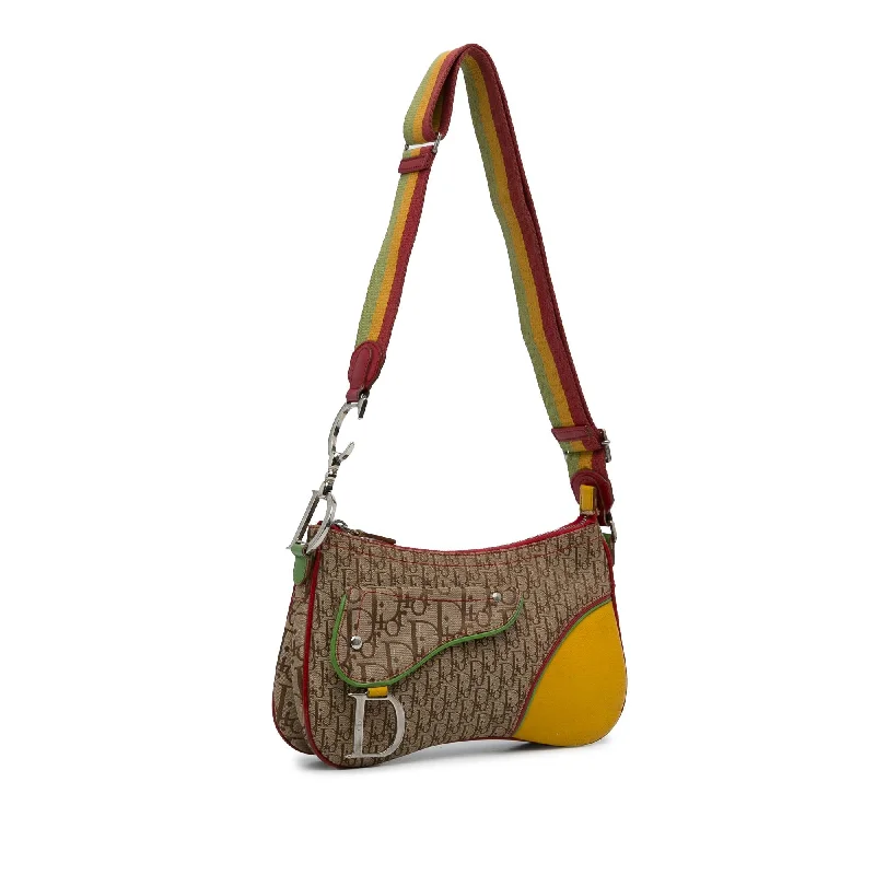 Fashion - forward Christian Dior tote bags for the modern womanDior Diorissimo Rasta Saddle Messenger (fS2yEd)