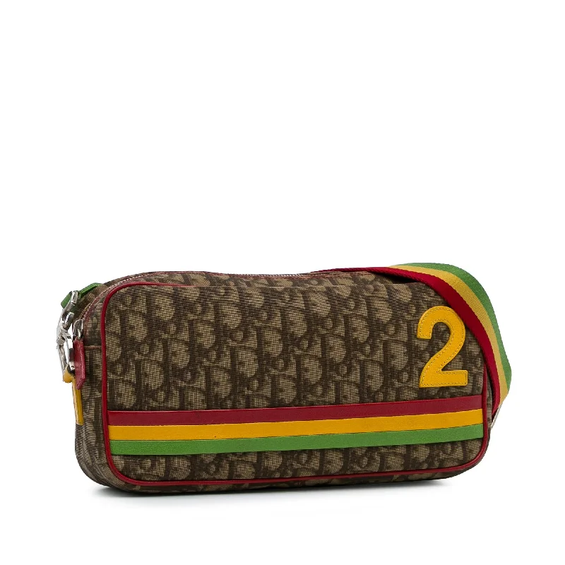 Christian Dior bags with a side - pocket for holding a water bottleDior Diorissimo Rasta Trotter Crossbody (ZhnKE4)