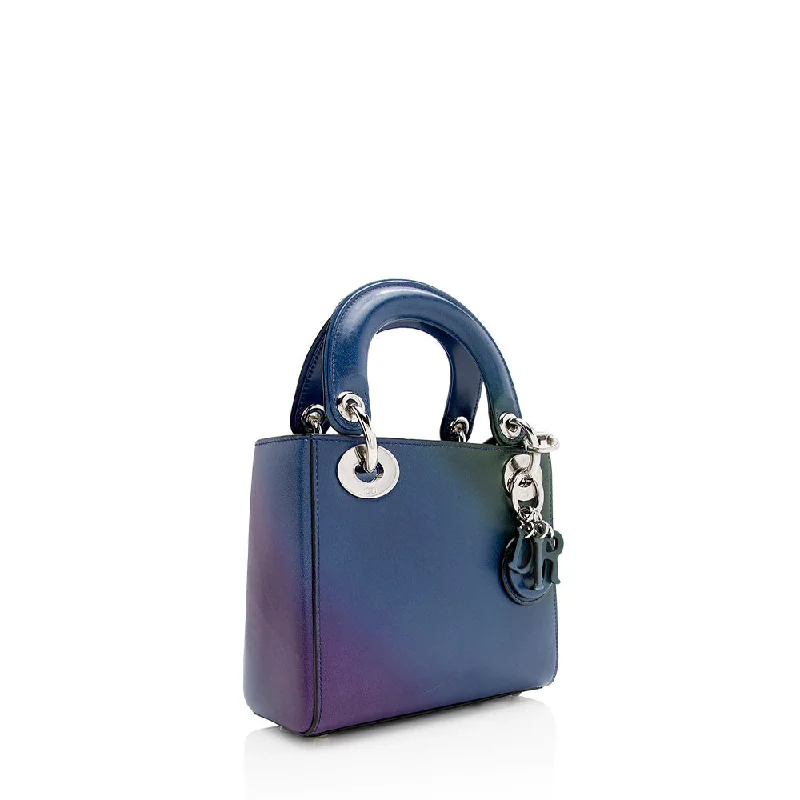 Christian Dior backpacks with a sleek, minimalist silhouetteDior Gradient Leather Lady Mini Tote (SHF-21602)