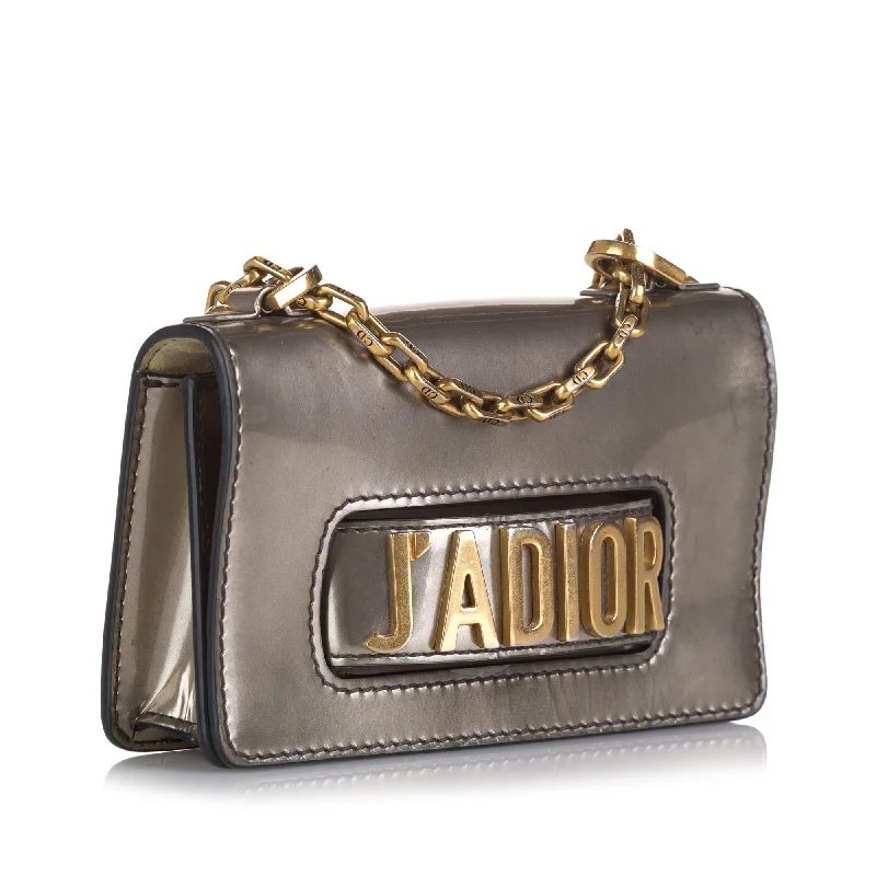 Christian Dior handbags with a back - pocket for quick storageDior JaDior Mini Chain Flap (SHG-35720)