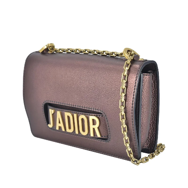 Christian Dior handbags with a detachable mirror for on - the - go touch - upsDior J'adior Mini Chain Flap (SHG-b7jlDf)