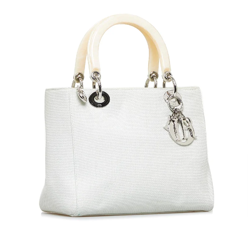 Christian Dior handbags with a snap - button closure and a decorative buckleDior Lady Dior (SHG-21WGZP)