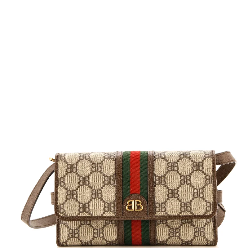 Best tote bags for workx Gucci The Hacker Wallet on Strap BB Coated Canvas