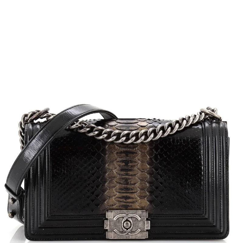 Luxury brand bags on saleBoy Flap Bag Python Old Medium