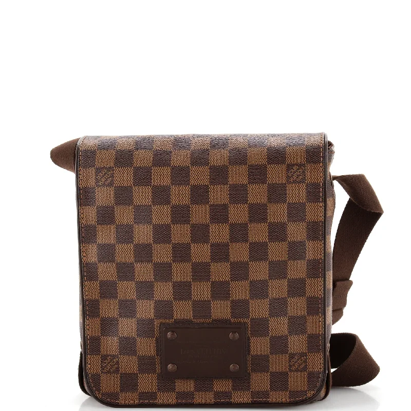 Customizable monogram bagsBrooklyn Handbag Damier PM