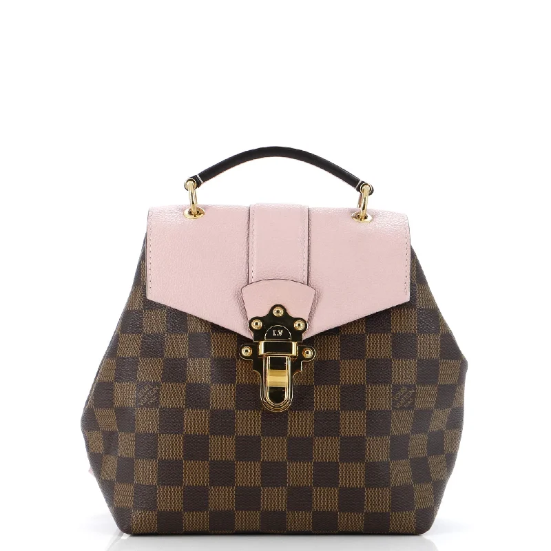 Designer bags with detachable strapsClapton Backpack Damier and Leather