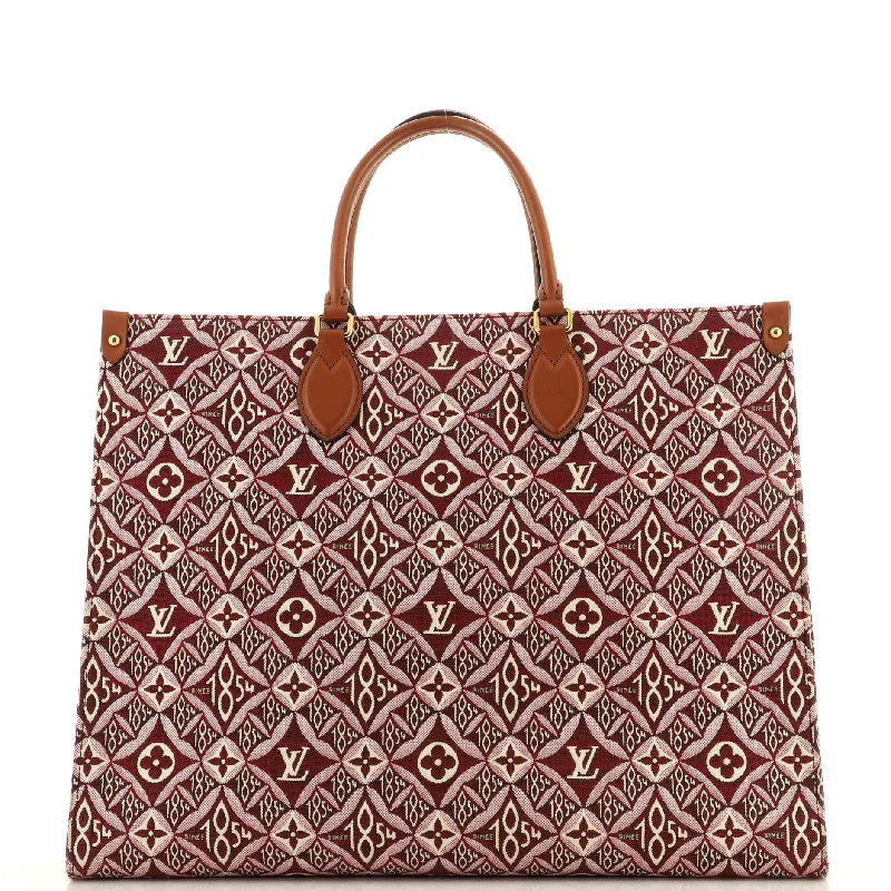 Affordable designer bag dupesOnTheGo Tote Limited Edition Since 1854 Monogram Jacquard GM