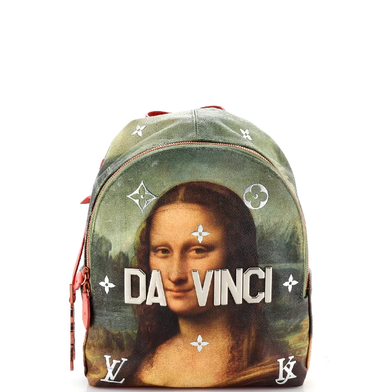 Best tote bags for workPalm Springs Backpack Limited Edition Jeff Koons Da Vinci Print Canvas PM