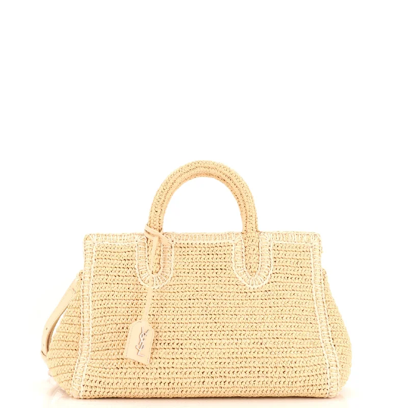 Best bags for business tripsRive Gauche Cabas Woven Raffia Small