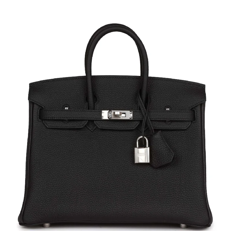 Limited Edition Hermes Birkin Bags with Exclusive ColorwaysHermes Birkin 25 Black Togo Palladium Hardware