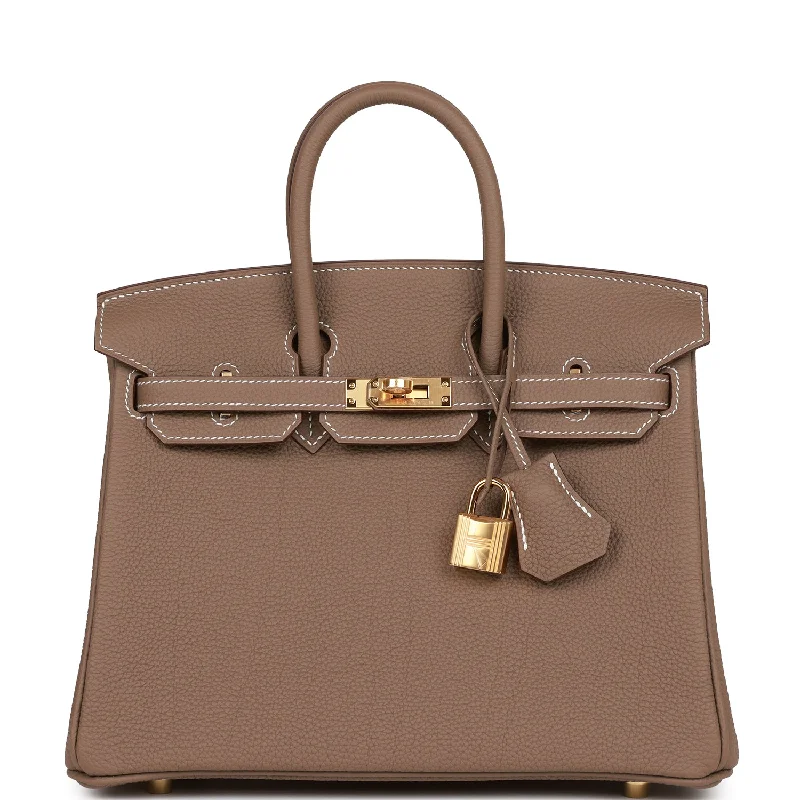 Hermes Birkin Bags Sized 30cm for a Compact Yet Spacious OptionHermes Birkin 25 Etoupe Togo Gold Hardware