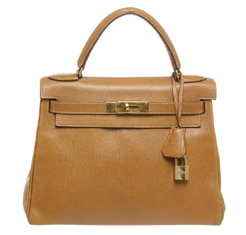 Hermès Kelly Bags with a detachable mobile phone holderHermès Kelly 28 Gold Epsom Bag GHW