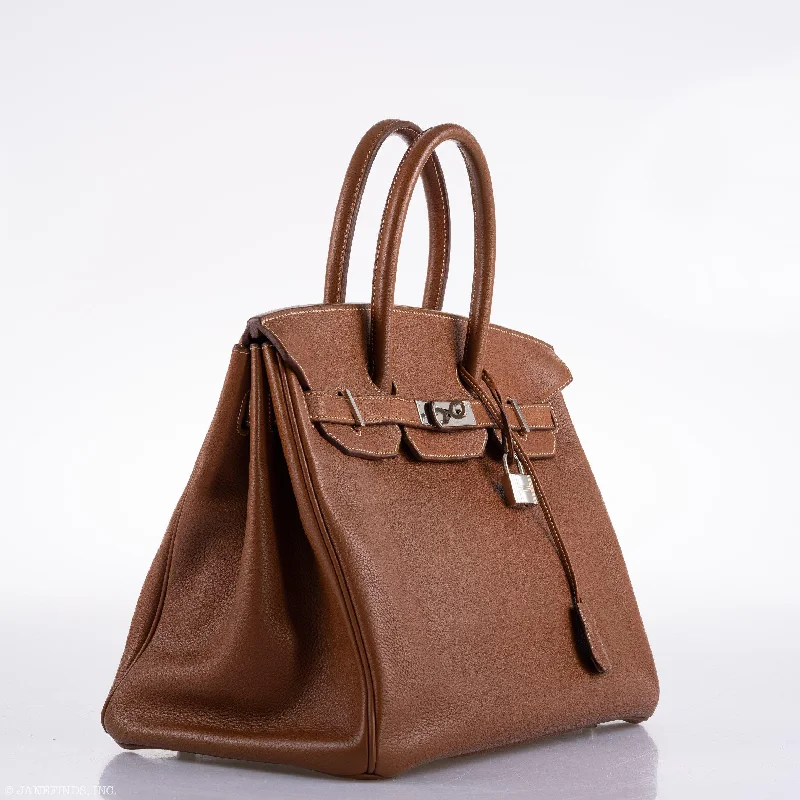 Hermes Birkin Bags with Custom - Engraved Hardware for PersonalizationHermès Birkin 35 Faubourg Barenia Palladium Hardware