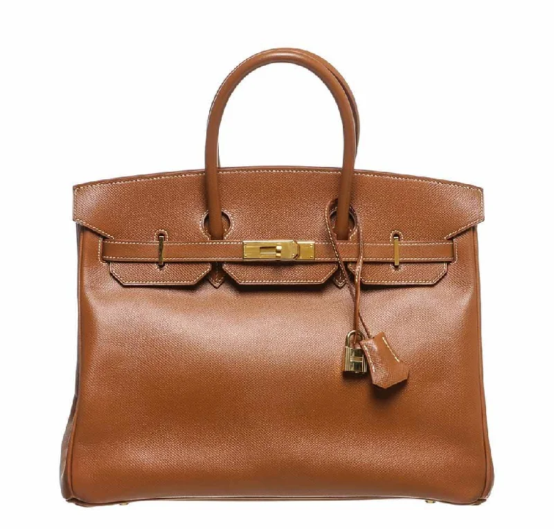 Hermes Birkin Bags in a Neutral Taupe Color for VersatilityHermès Birkin 35 Gold Epsom Bag GHW