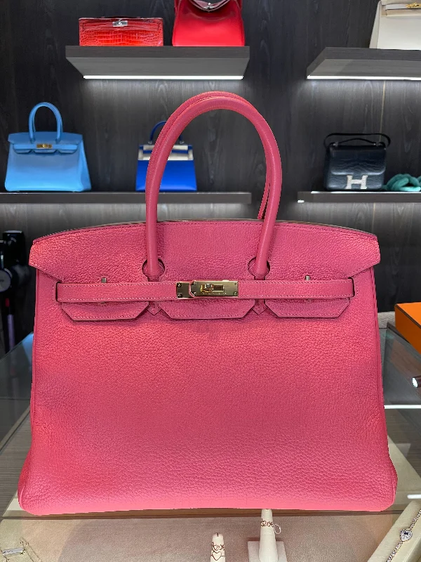 Hermes Birkin Bags in a Deep Burgundy for a Rich and Sumptuous AppearanceHermes Birkin 35 Lipstick Togo Gold Hardware