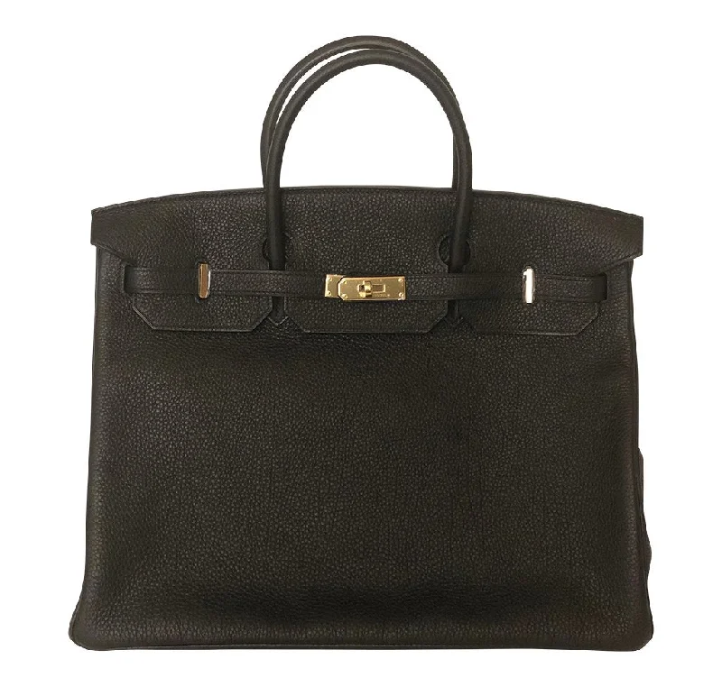 Hermes Birkin Bags in a Shiny Patent Leather Finish for a Glossy LookHermès Birkin 40 Noir Togo GHW Bag