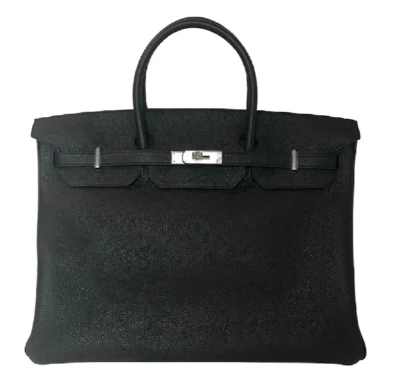 Hermes Birkin Bags with a Crystal - Embellished Lock for Added LuxuryHermès Birkin 40 Black Bag PHW