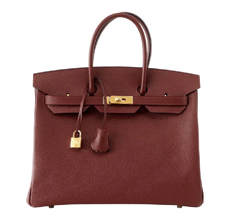 Hermes Birkin Bags in a Metallic Rose Gold for a Glamorous TouchHermès Contour Birkin 35 Rouge H Limited Edition Bag