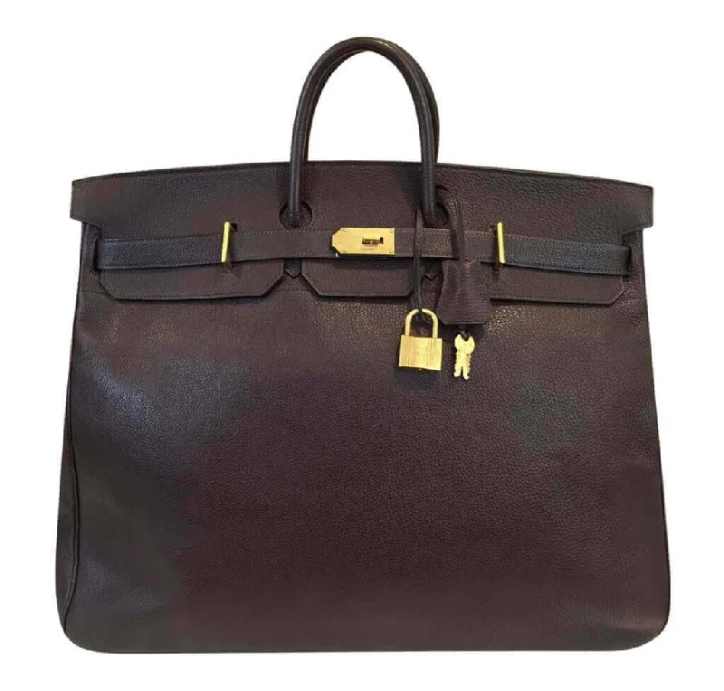 Hermes Birkin Bags in a Rich Bordeaux Red for a Luxurious VibeHermès Birkin HAC 55 Brown Bag