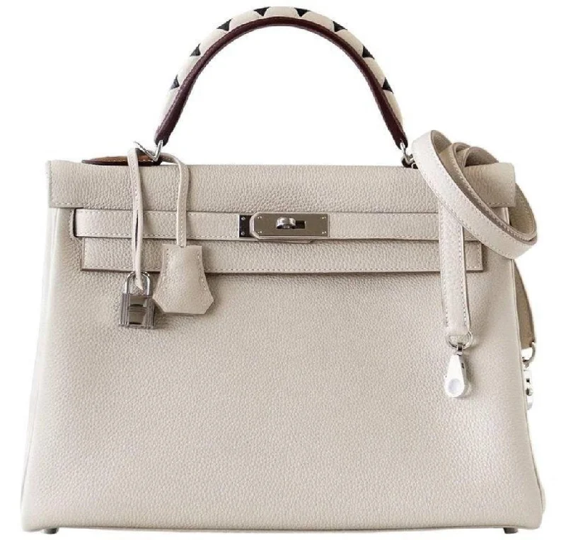 Hermès Kelly Bags with a decorative tassel charmHermès Kelly 32 Limited Edition Au Gallop Bag