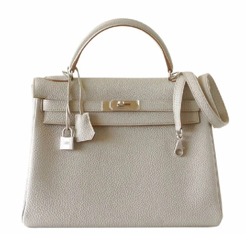 Hermès Kelly Bags with a hand - stitched leather handle for artisanal charmHermès Special Order Kelly Bag 32cm