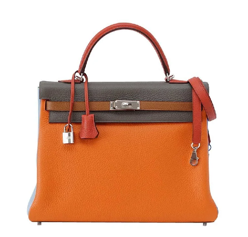 Hermès Kelly Bags with a single - handle design for simplicityHermès Kelly 35 Supple Arlequin Bag - Limited Edition