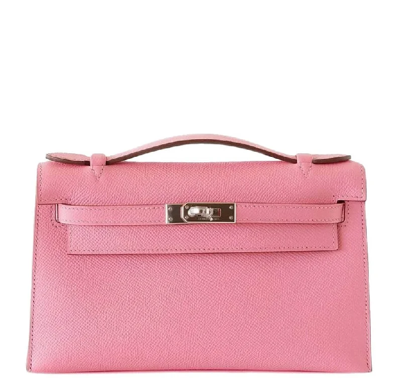 Hermès Kelly Bags with a removable interior dividerHermès Kelly Pochette Rose Confetti Epsom Bag