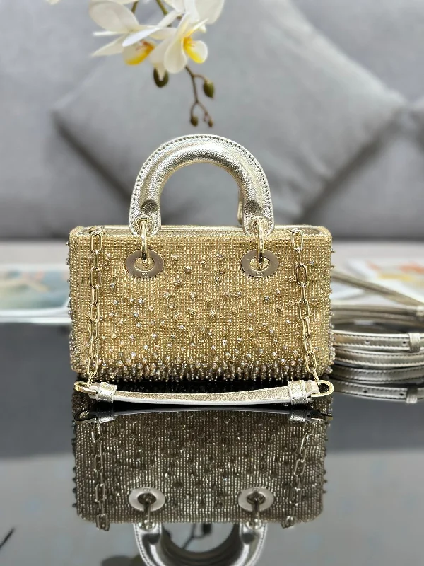 Stylish Christian Dior shoulder bags with a tassel - adorned zipperWF - Dior Bag - 003